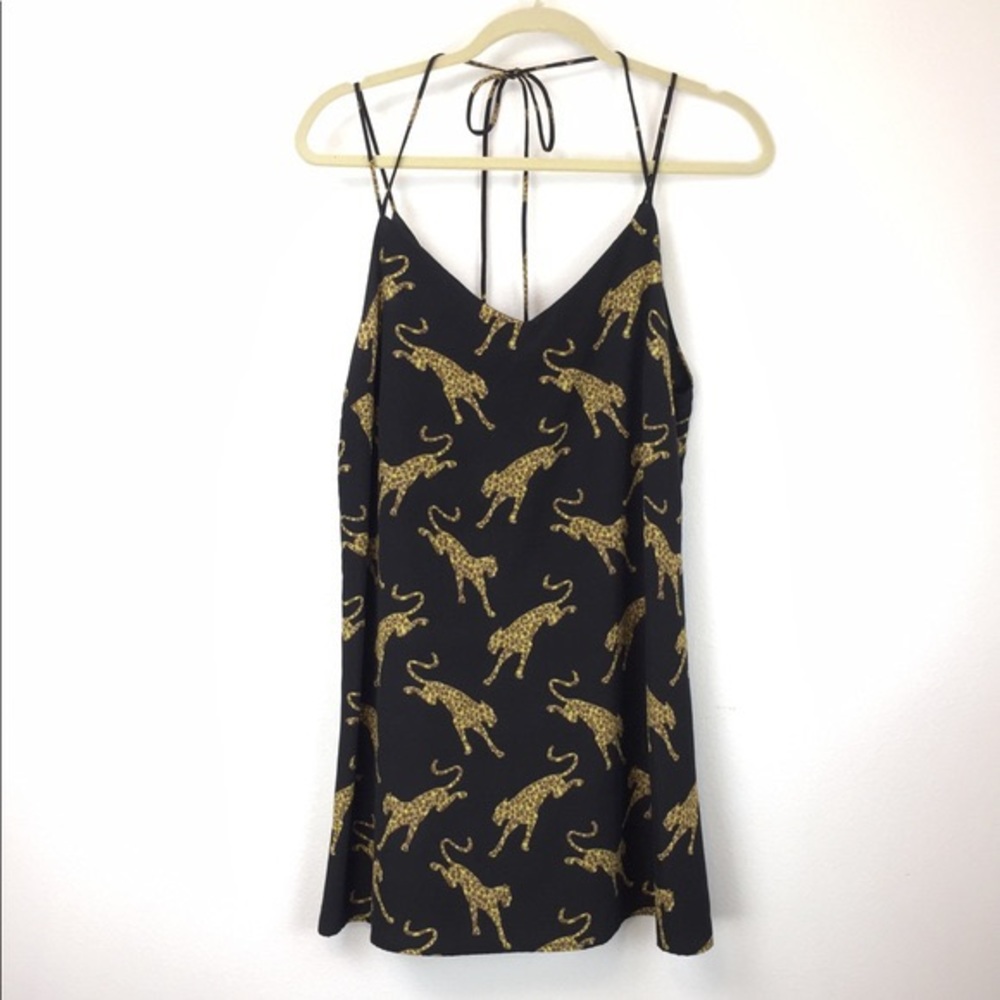 Leopard Print Mini Dress